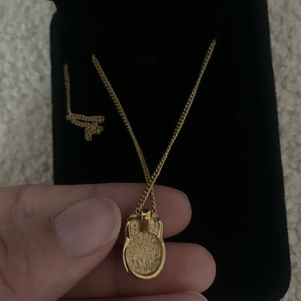 Dior Gold and Cream Pearl Necklace - Picture 2 of 6